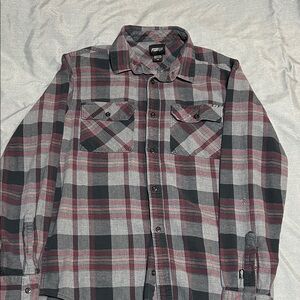 Fox Red and Black Plaid Flannel